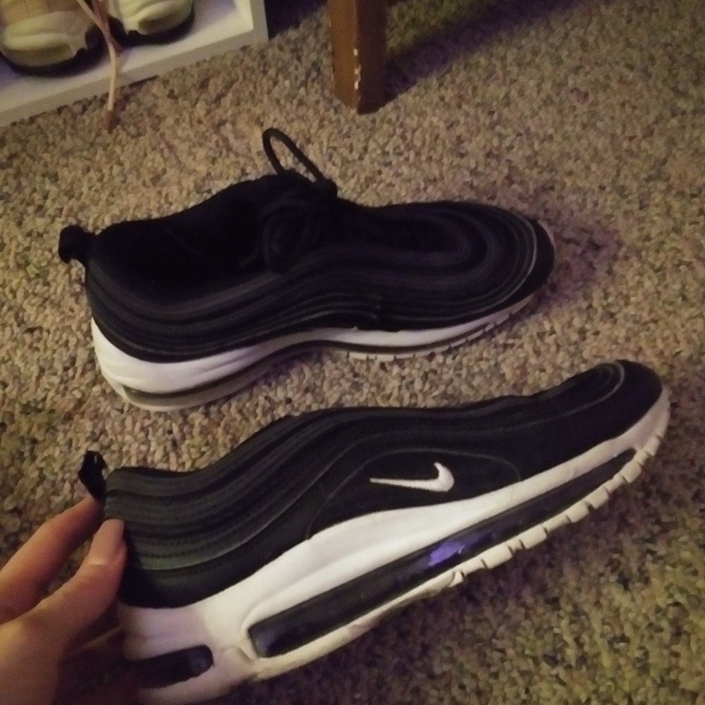 nike air max 97 black / white